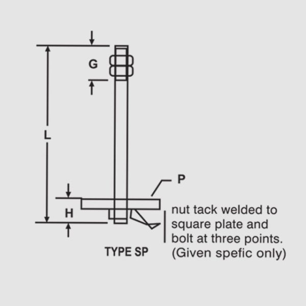 Anchor Bolt with Plate